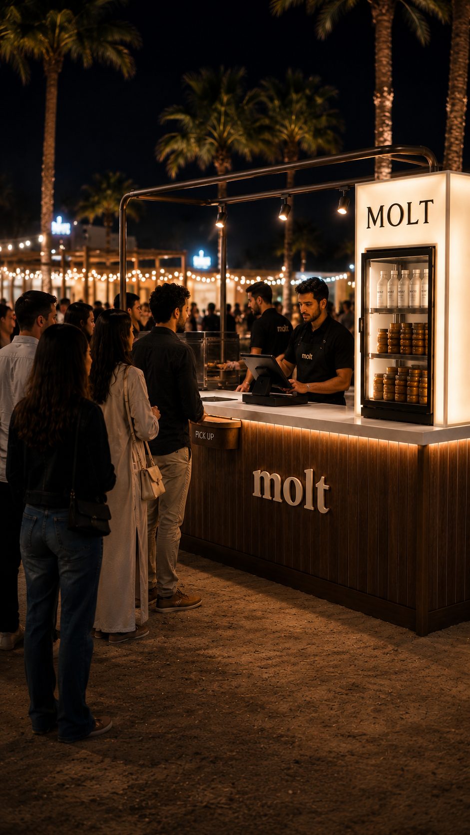 MOLT Booth Interior